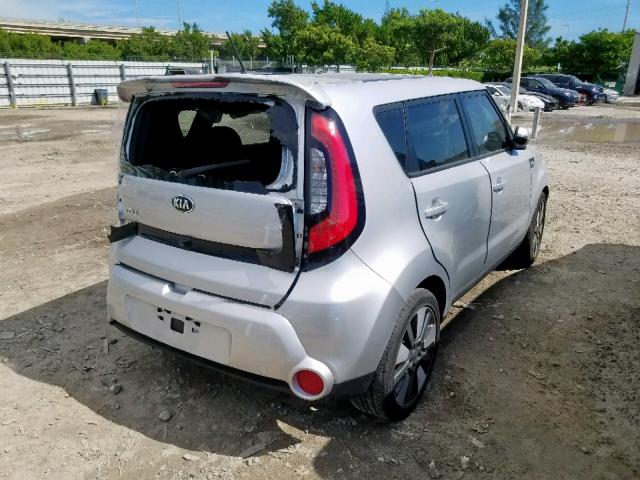 KNDJX3A56F7804203 - 2015 KIA SOUL ! GRAY photo 4