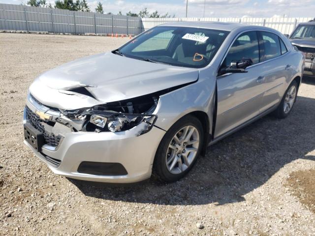 1G11C5SL8EF272809 - 2014 CHEVROLET MALIBU 1LT ვერცხლისფერი ფოტო 2