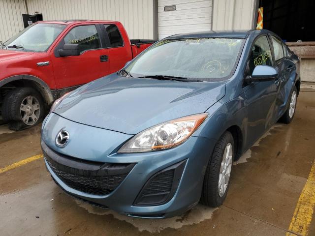 JM1BL1SF7A1332858 - 2010 MAZDA 3 I TEAL photo 2