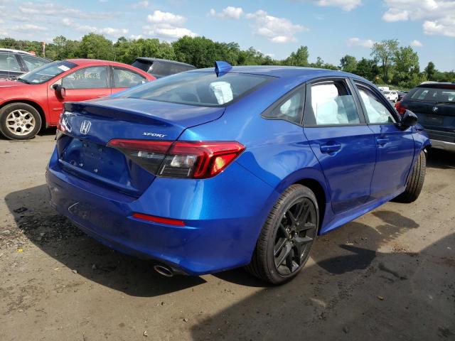 2HGFE2F52NH556518 - 2022 HONDA CIVIC SPOR BLUE photo 4