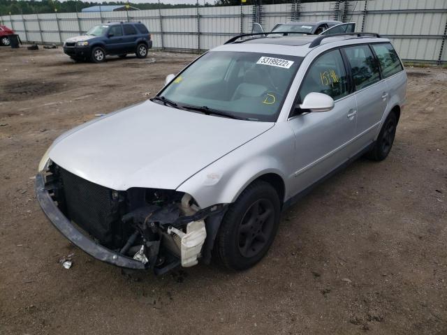 WVWVD63B34E170324 - 2004 VOLKSWAGEN PASSAT GLS SILVER photo 2