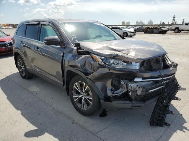 5TDZARFH1JS035652 - 2018 TOYOTA HIGHLANDER GRAY photo 1