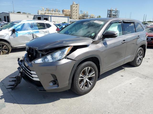 5TDZARFH1JS035652 - 2018 TOYOTA HIGHLANDER GRAY photo 2