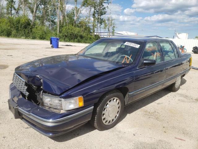 1G6KF52Y6RU226401 - 1994 CADILLAC DEVILLE CO BLUE photo 2