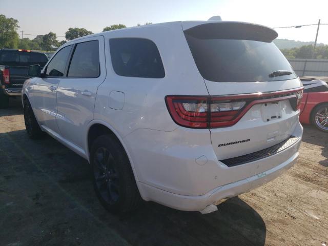 1C4RDJDG2MC845168 - 2021 DODGE DURANGO GT WHITE photo 3