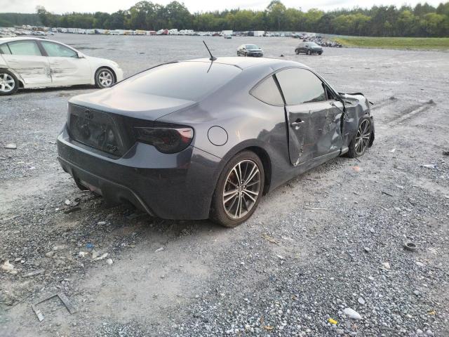 JF1ZNAA17D2707909 - 2013 TOYOTA SCION FR-S CHARCOAL photo 4