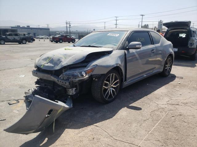 JTKJF5C75E3083206 - 2014 TOYOTA SCION TC GRAY photo 2