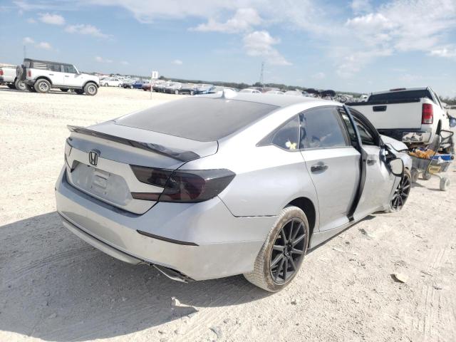 1HGCV1F10KA131786 - 2019 HONDA ACCORD LX SILVER photo 4