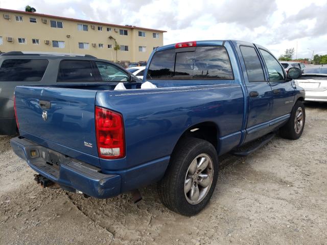 1D7HA18D85S106193 - 2005 DODGE RAM 1500 S BLUE photo 4