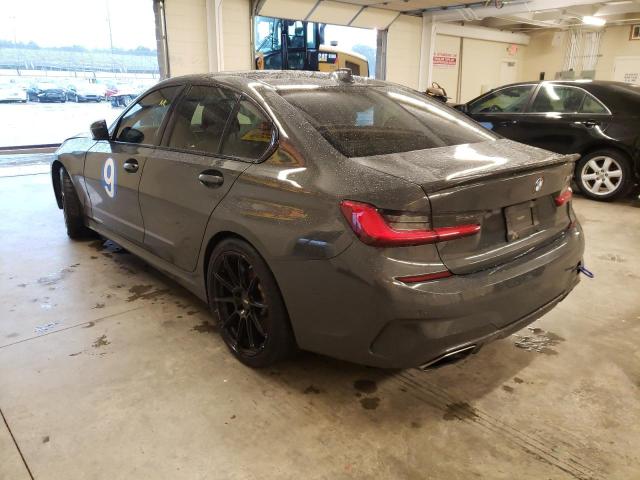 WBA5U7C01LFH58249 - 2020 BMW M340I GRAY photo 3