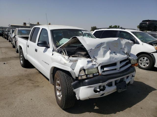 1B7HL38X72S545732 - 2002 DODGE DAKOTA QUA WHITE photo 1