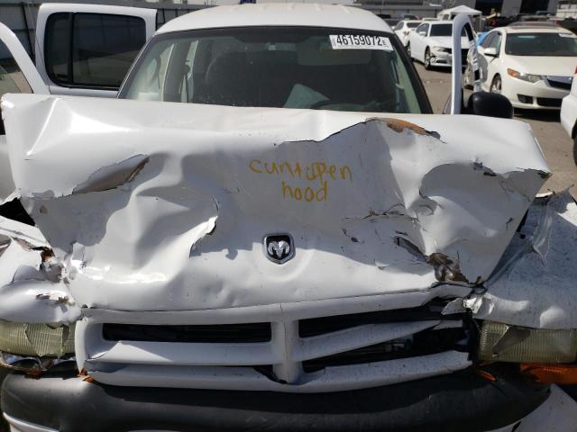 1B7HL38X72S545732 - 2002 DODGE DAKOTA QUA WHITE photo 7