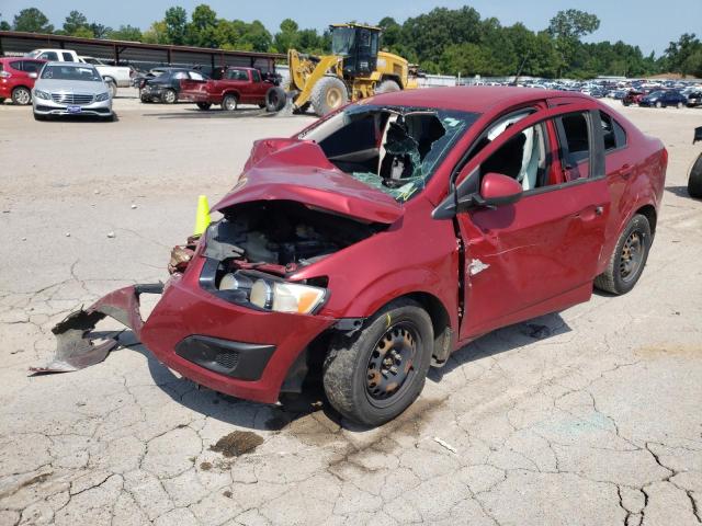 1G1JA5SH5D4221294 - 2013 CHEVROLET SONIC LS RED photo 2