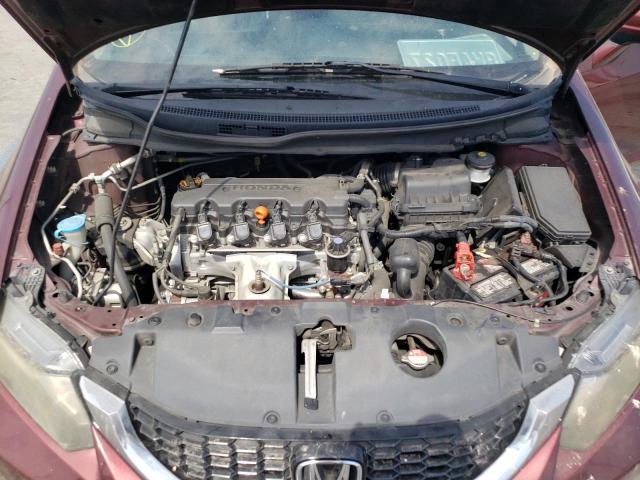 19XFB2F96EE215998 - 2014 HONDA CIVIC EXL Bordo foto 7