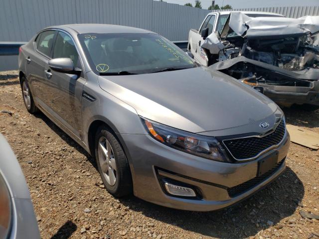 5XXGM4A70FG357854 - 2015 KIA OPTIMA LX GRAY photo 1