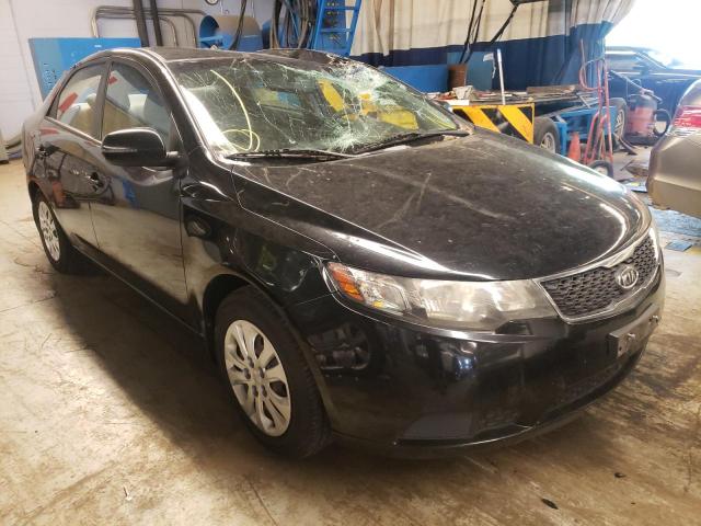 KNAFU4A25D5715383 - 2013 KIA FORTE EX BLACK photo 1