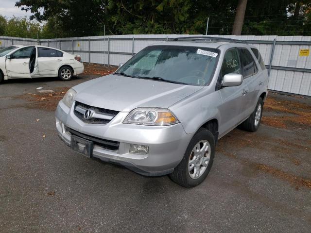 2HNYD18655H548174 - 2005 ACURA MDX TOURIN SILVER photo 2