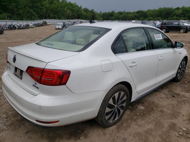 3VW637AJ8FM221883 - 2015 VOLKSWAGEN JETTA HYBR WHITE photo 4