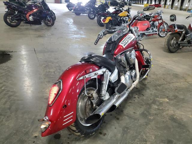 1HFSC52325A210949 - 2005 HONDA VTX1300 R MAROON photo 4