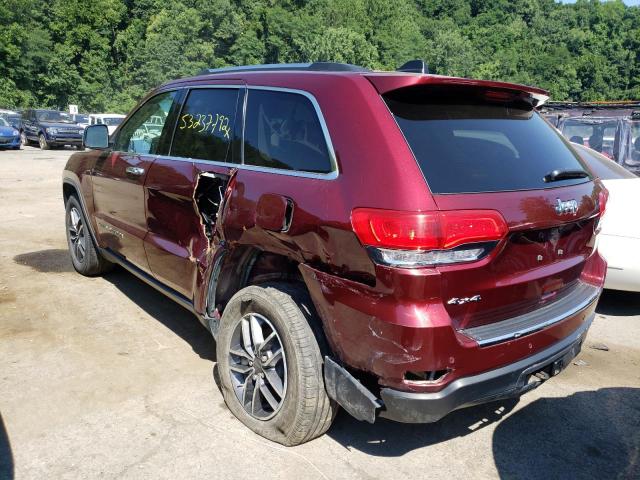 1C4RJFBG7KC613090 - 2019 JEEP GRAND CHER BURGUNDY photo 3