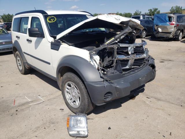 1D8GU28KX8W275423 - 2008 DODGE NITRO SXT WHITE photo 1