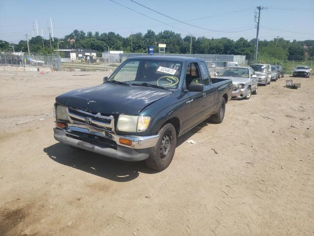 4TAVN52N3VZ280072 - 1997 TOYOTA TACOMA XTR BLUE photo 2