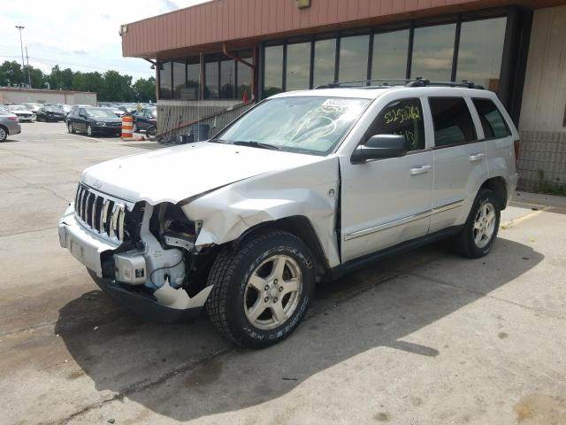 1J4HR58N65C518944 - 2005 JEEP GRAND CHER SILVER photo 2