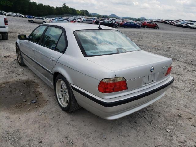 WBAGH83481DP26653 - 2001 BMW 7 SERIES SILVER photo 3