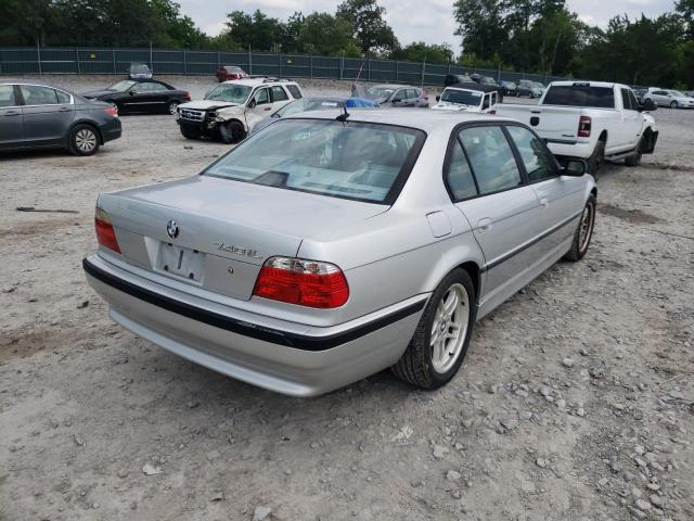 WBAGH83481DP26653 - 2001 BMW 7 SERIES SILVER photo 4
