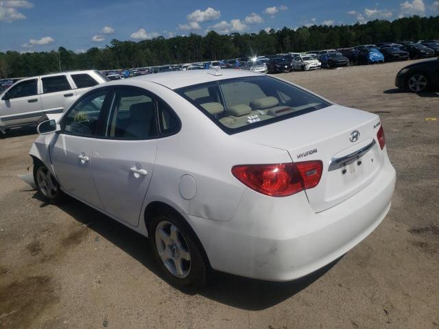 KMHDU4AD4AU852730 - 2010 HYUNDAI ELANTRA BL WHITE photo 3