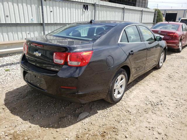 1G11B5SAXDF210294 - 2013 CHEVROLET MALIBU LS BLACK photo 4