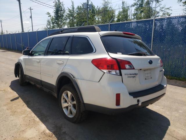 4S4BRCLC6D3207577 - 2013 SUBARU OUTBACK 2. WHITE photo 3