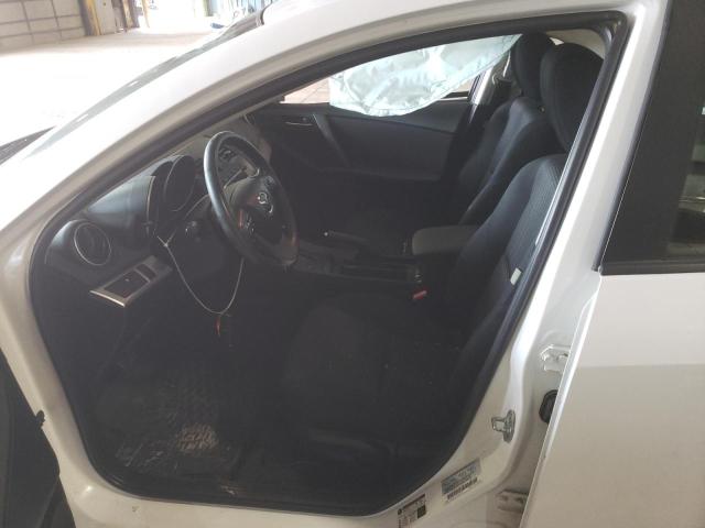 JM1BL1V70C1668374 - 2012 MAZDA 3 I WHITE photo 5