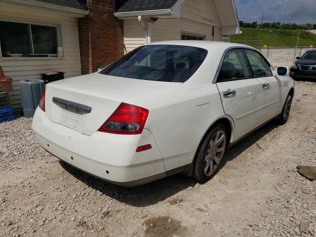 JNKAY41E73M004475 - 2003 INFINITI M45 WHITE photo 4