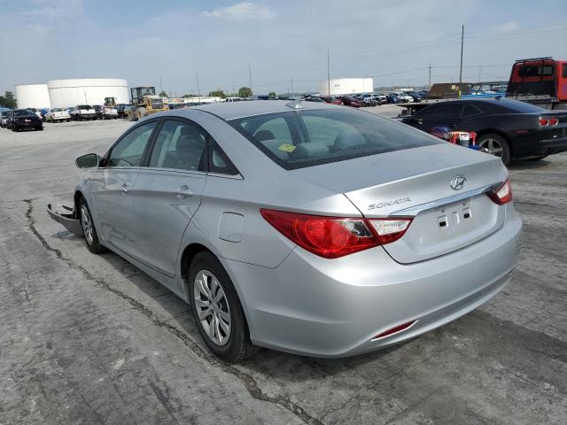 5NPEB4AC3DH548874 - 2013 HYUNDAI SONATA GLS SILVER photo 3