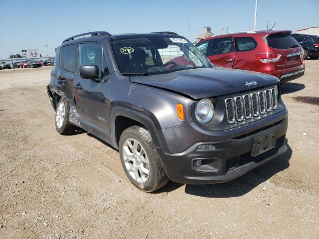 ZACCJBBB7JPH02204 - 2018 JEEP RENEGADE L GRAY photo 1