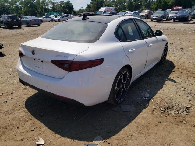 ZARFANBN6N7656284 - 2022 ALFA ROMEO GIULIA SUP WHITE photo 4