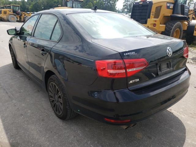 3VW2K7AJ8FM353219 - 2015 VOLKSWAGEN JETTA BASE 黑色 照片 3