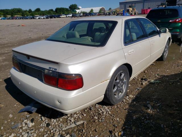 1G6KY54981U138292 - 2001 CADILLAC SEVILLE ST WHITE photo 4