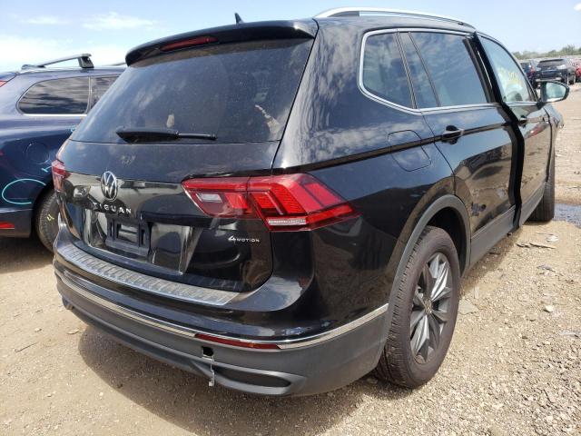 3VV2B7AX3NM038786 - 2022 VOLKSWAGEN TIGUAN SE BLACK photo 4