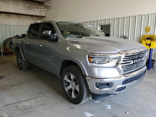 1C6SRFJT8KN643011 - 2019 RAM 1500 LARAM SILVER photo 1