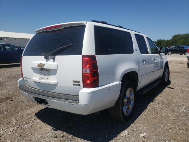 1GNSKKE36BR374152 - 2011 CHEVROLET SUBURBAN K WHITE photo 4