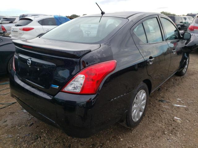 3N1CN7AP0FL919689 - 2015 NISSAN VERSA S BLACK photo 4