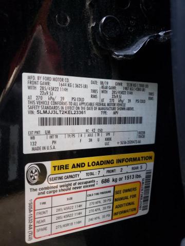 5LMJJ3LT2KEL23361 - 2019 LINCOLN NAVIGATOR 黑色 照片 10