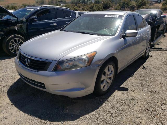 1HGCP26848A008854 - 2008 HONDA ACCORD EXL SILVER photo 2