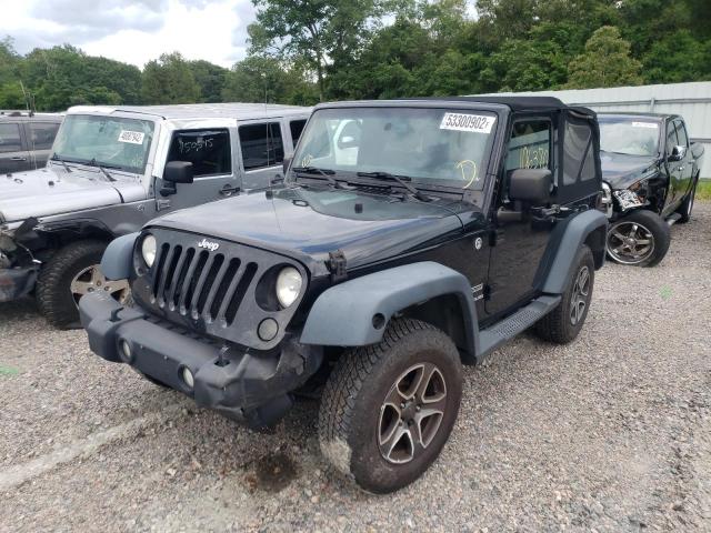 1C4AJWAG9DL668609 - 2013 JEEP WRANGLER S BLACK photo 2