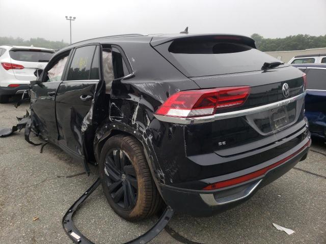 1V2KC2CA8NC203528 - 2022 VOLKSWAGEN ATLAS CROS 黑色 照片 3