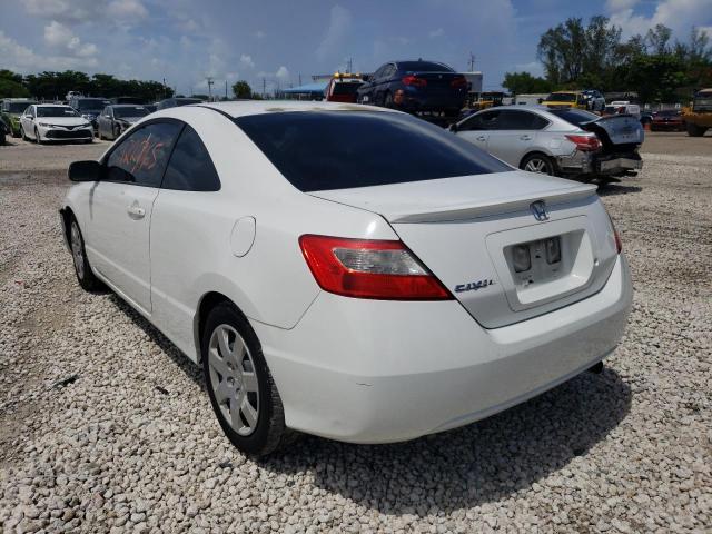2HGFG126X9H511920 - 2009 HONDA CIVIC LX 白色 照片 3