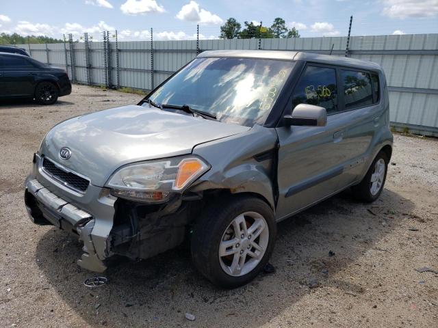 KNDJT2A25A7178762 - 2010 KIA SOUL GRAY photo 2