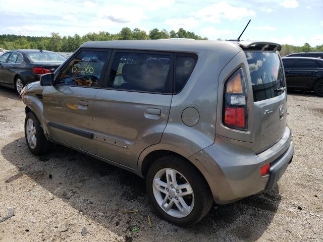 KNDJT2A25A7178762 - 2010 KIA SOUL GRAY photo 3